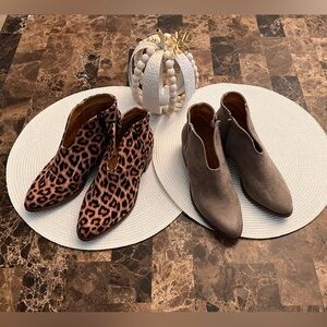 Qupid leopard 🐆 booties 5.5 ❤️ Bundle